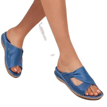 Chaussons confortables pour dames avec semelle anatomique et sangles élastiques Chic und Stil