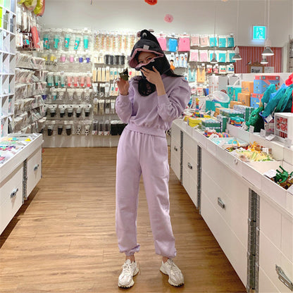 Ensemble de loisirs confortable pour femmes avec taille élastique et sweat à capuche Chic & Stil