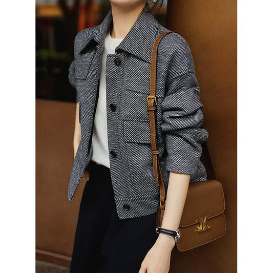 Veste utilitaire texturée élégante pour femmes Chic und Stil