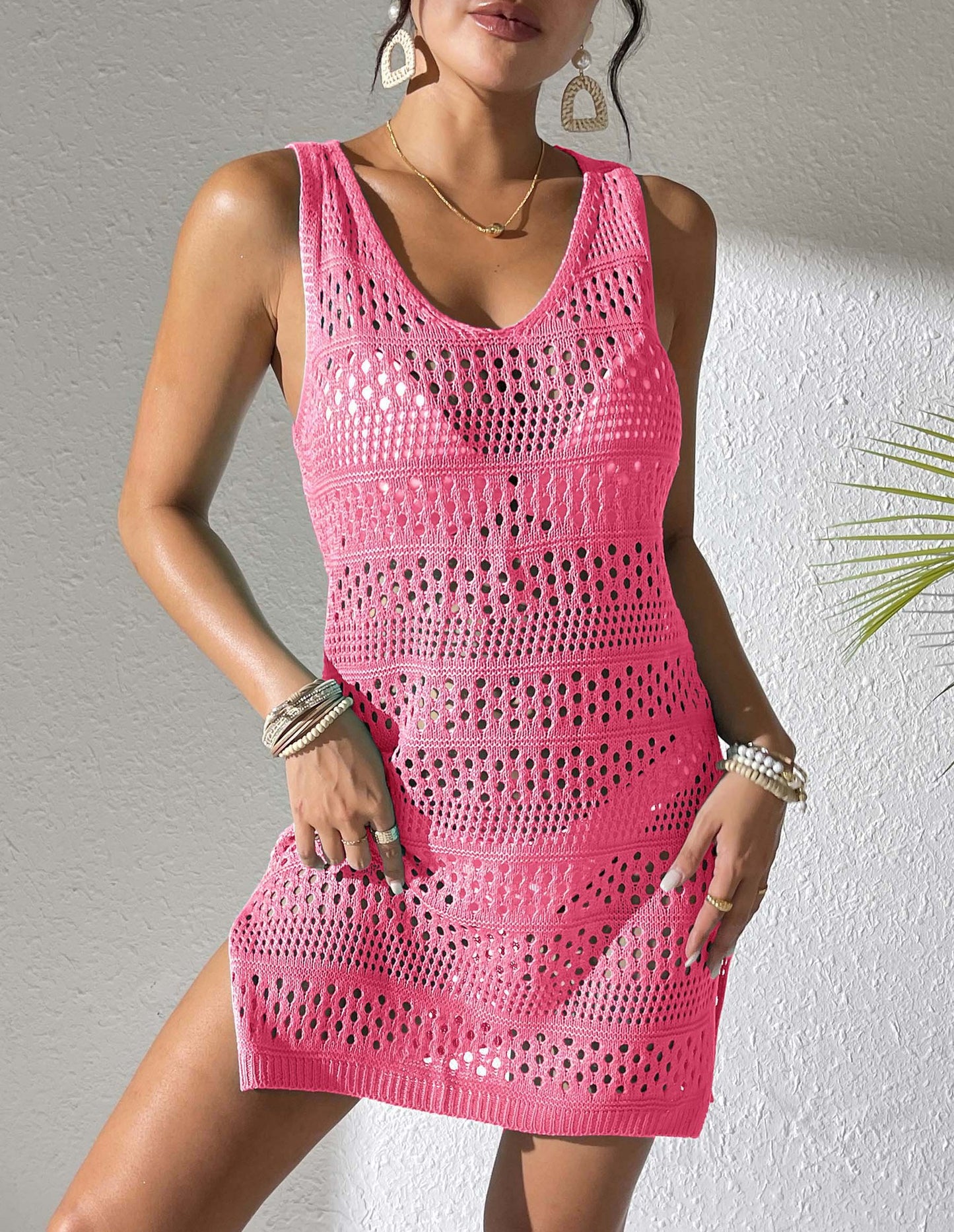 Robe débardeur en crochet pour femmes Chic und Stil