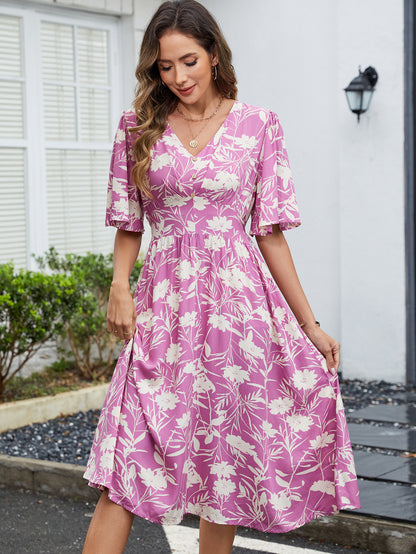 Robe portefeuille d'été pour femmes Chic und Stil