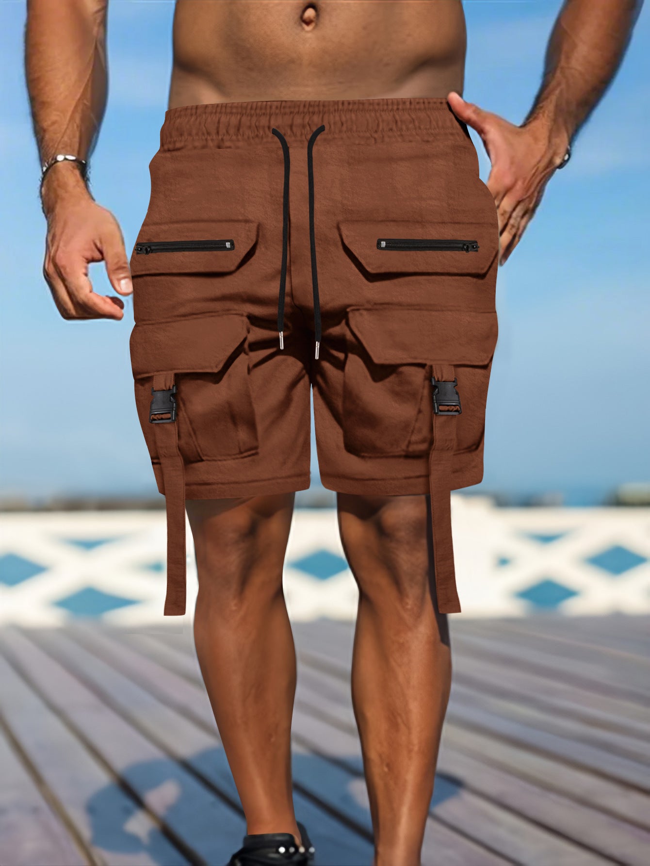 Shorts Utility Style Cargo Pour Hommes Chic und Stil