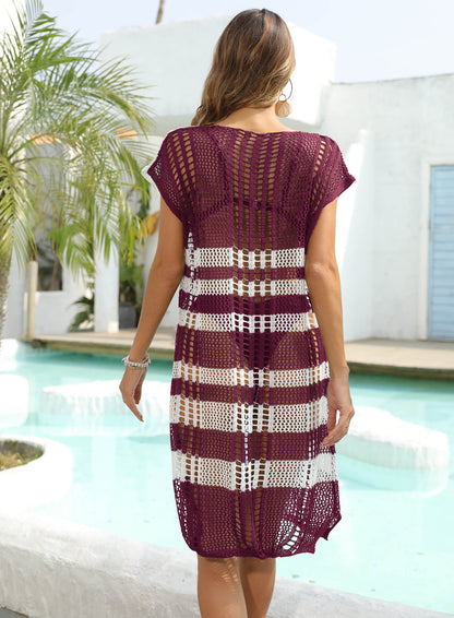 Femmes Robe de couverture en crochet stylée Chic und Stil