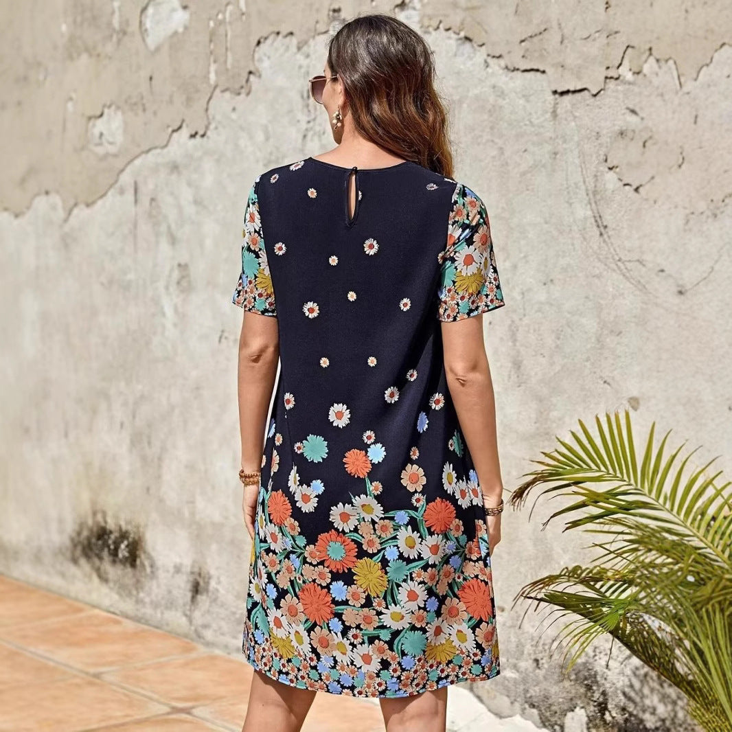 Dames élégant blouse à fleurs Chic und Stil