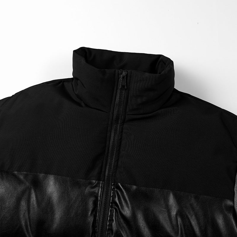 Dames d'hiver doudoune avec col montant et poignets élastiques Chic und Stil