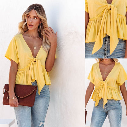 Blouse pour femmes avec coupe décontractée et fronces Chic und Stil