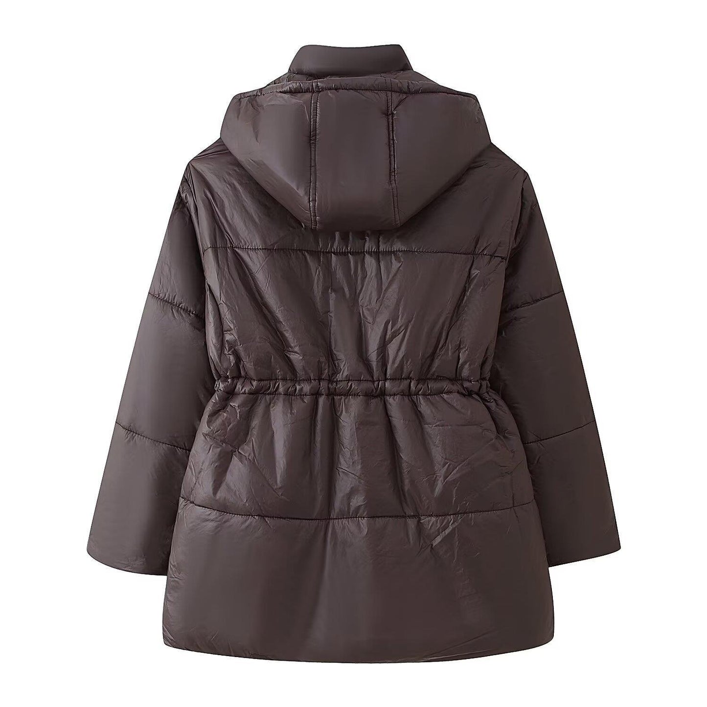 Dames blouson de transition matelassé avec capuche et poches pratiques Chic und Stil