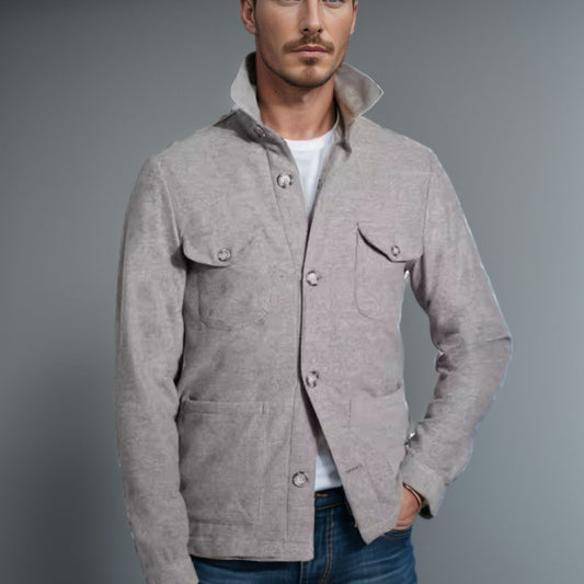 Autumn jacket for men with practical pockets Chic und Stil