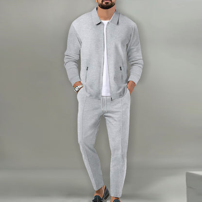 Costume de loisirs décontracté pour hommes avec design structuré Chic und Stil