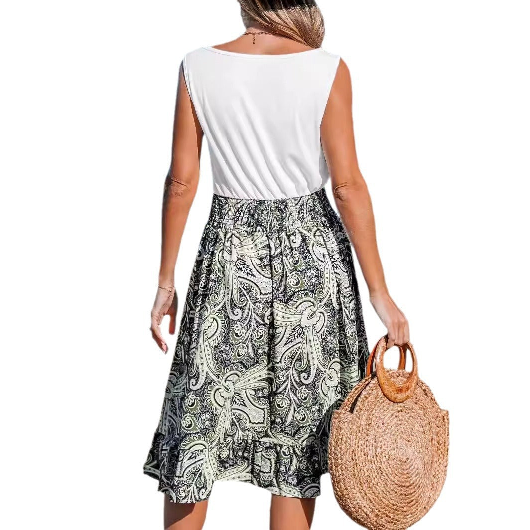 Dames Ensemble de maxi-jupe élégant et aérien Chic und Stil