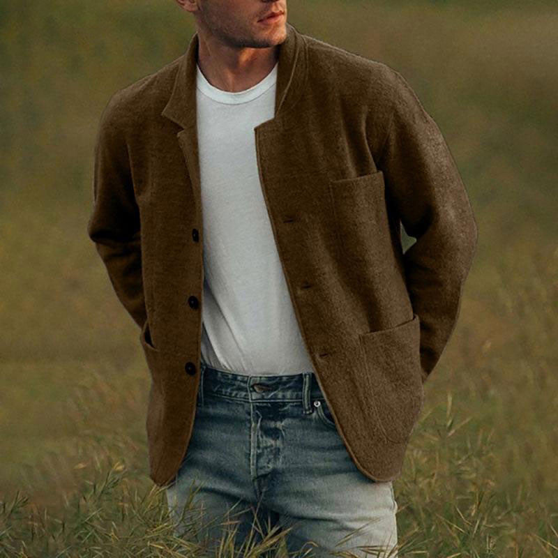 Cardigan pour hommes avec poches pratiques et coupe moderne Chic und Stil