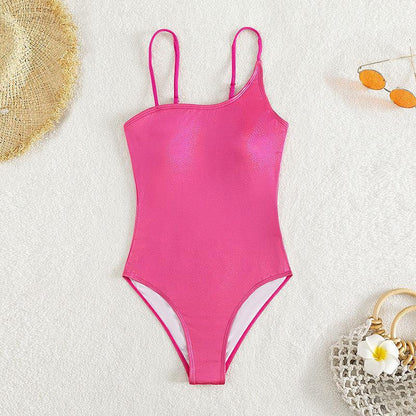 Dames Brillant Haut découpé Maillot de bain une pièce Chic und Stil