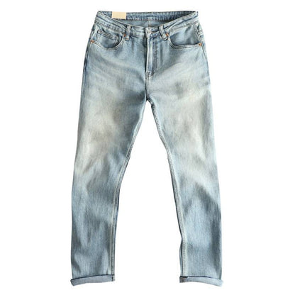 Women's denim pants with a modern slim fit, casual design and high waist Chic and Style