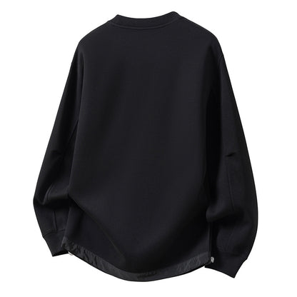 Dames pull-over surdimensionné sportif avec poches zippées pratiques Chic und Stil