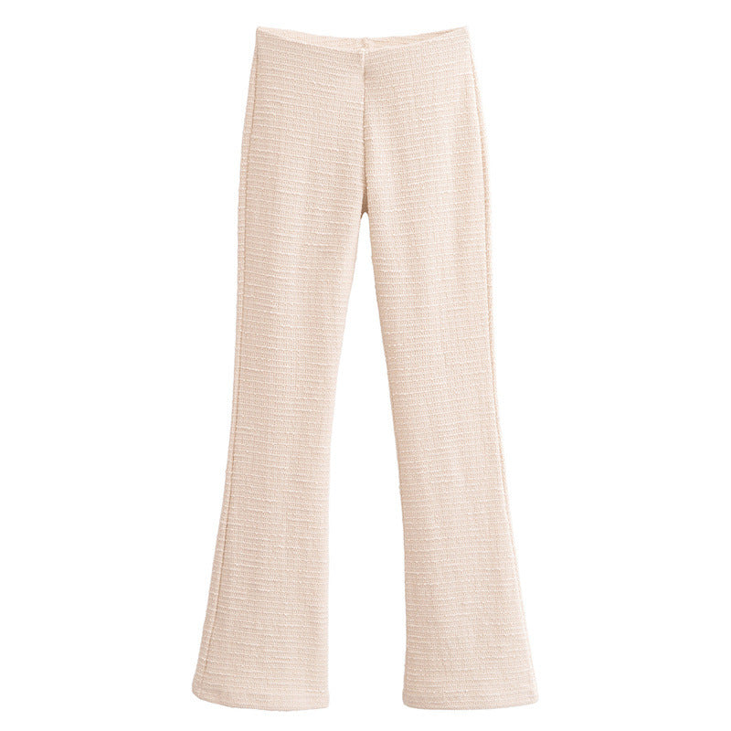 Flared pants for women in high-quality fabric Chic und Stil
