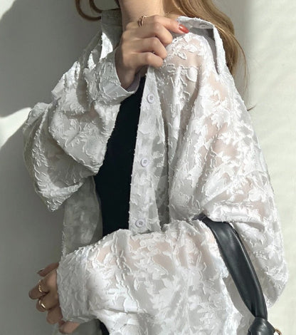 Veste kimono en dentelle pour femmes Chic und Stil