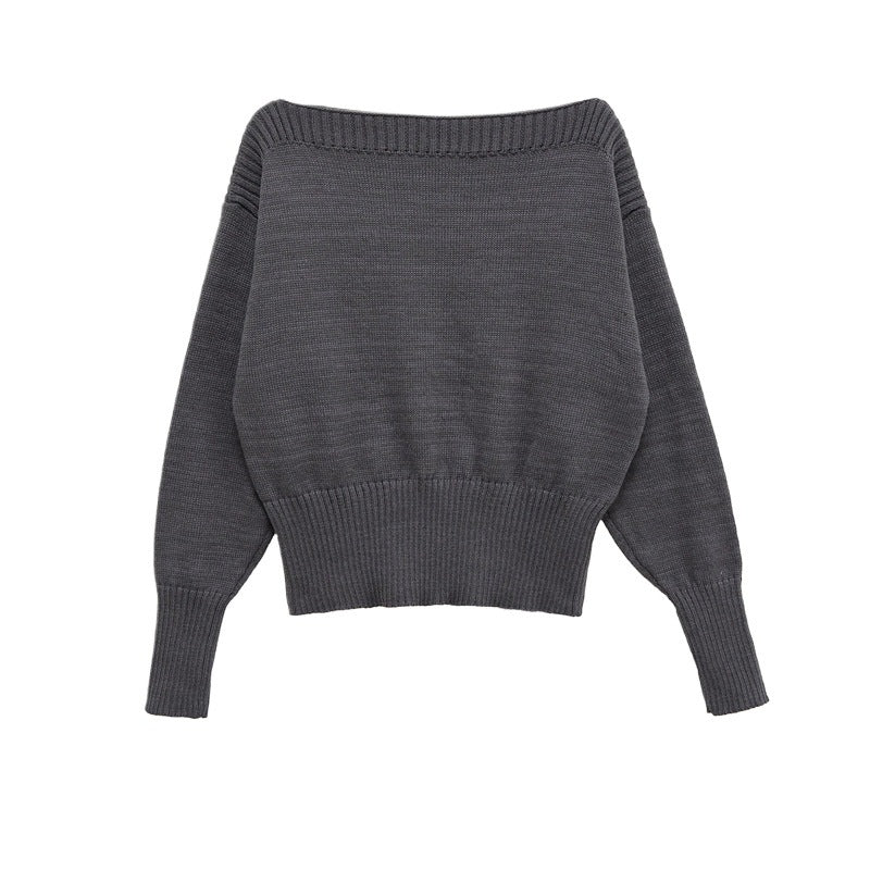 Pull oversized décontracté pour femmes avec design de structure moderne Chic und Stil