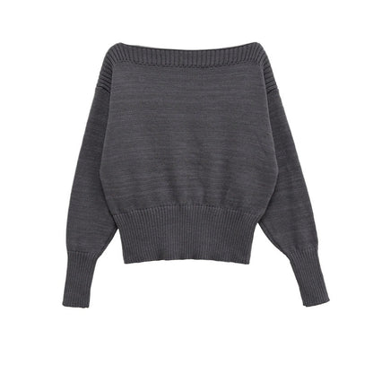 Pull oversized décontracté pour femmes avec design de structure moderne Chic und Stil