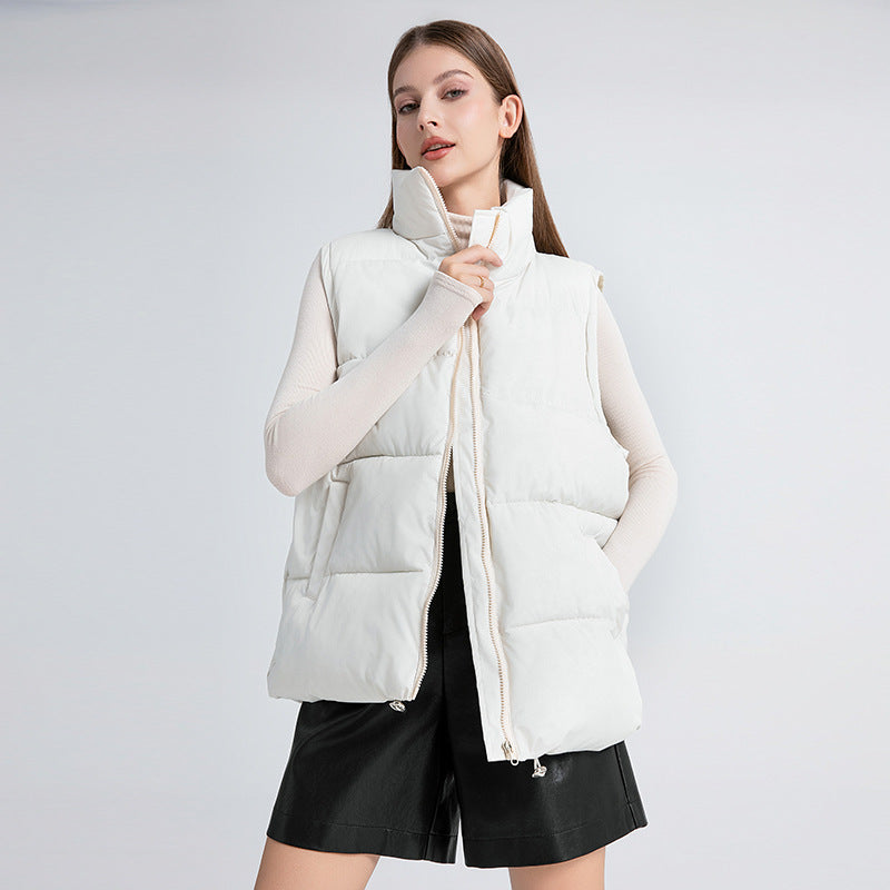 Dames gilet matelassé à la mode Chic und Stil