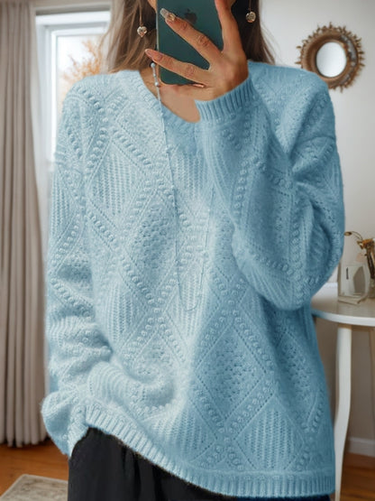 Pull en tricot pour femmes avec un traitement structuré et une texture douce Chic und Stil