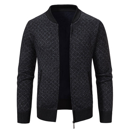 Blazer en tricot élégant pour hommes avec fine structure Chic und Stil