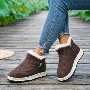 Bottes pour dames doublées avec encolure élastique Chic und Stil