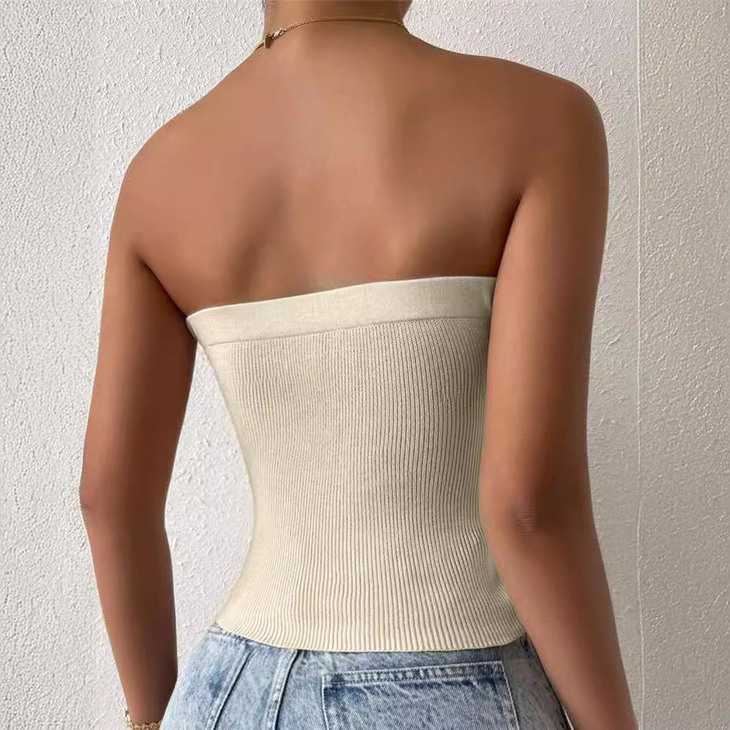 Dames bandeau-top avec twist raffiné Chic und Stil