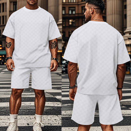 Ensemble décontracté pour hommes avec t-shirt oversize et shorts Chic und Stil
