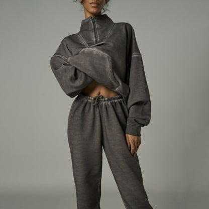 Women Comfortable and Trendy Sweatpants with Elastic Waist Chic and Style