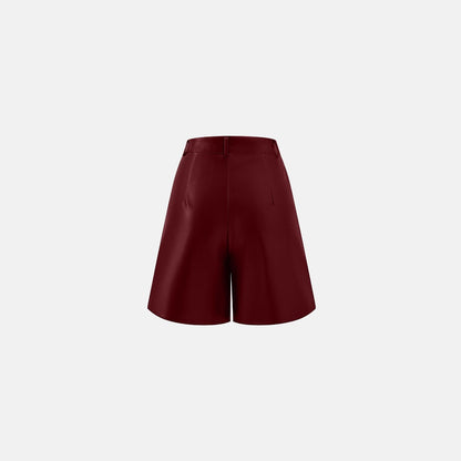 Shorts en cuir de haute qualité pour femmes avec coupe élégante Chic und Stil