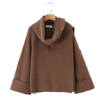 Pull à col roulé chic en grosse maille pour femmes Chic und Stil