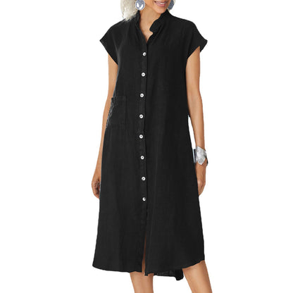 Robe chemise pour femmes avec poches fonctionnelles et coupe aérienne Chic und Stil