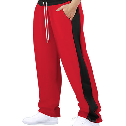 Comfortable sports sweatpants for men with elastic waistband and practical pockets Chic and Style