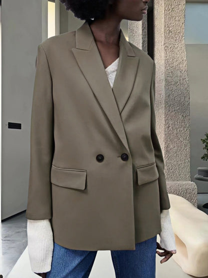 Dames Blazer oversize à la mode et élégant Chic und Stil