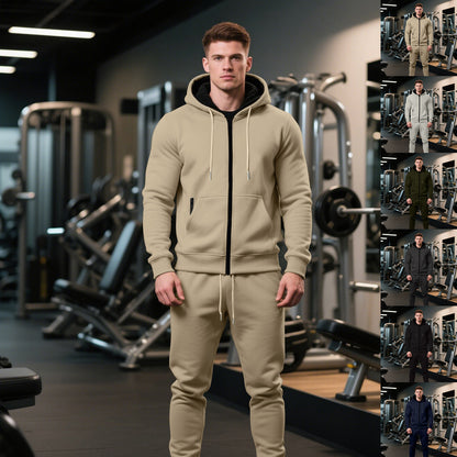 Costume de sport pour hommes avec capuche et poches pratiques Chic und Stil