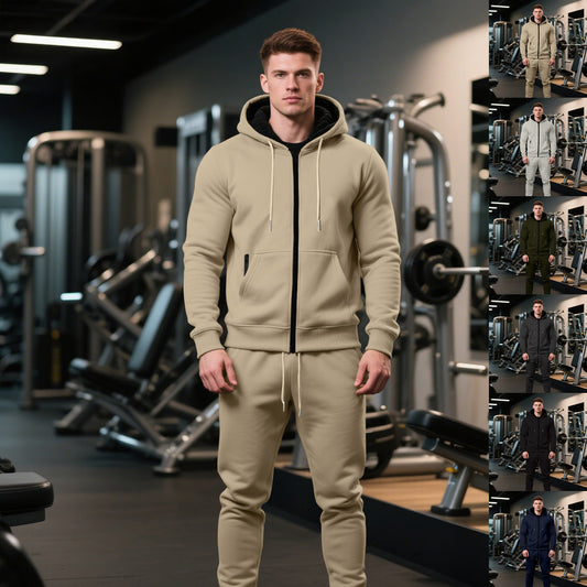 Costume de sport pour hommes avec capuche et poches pratiques Chic und Stil
