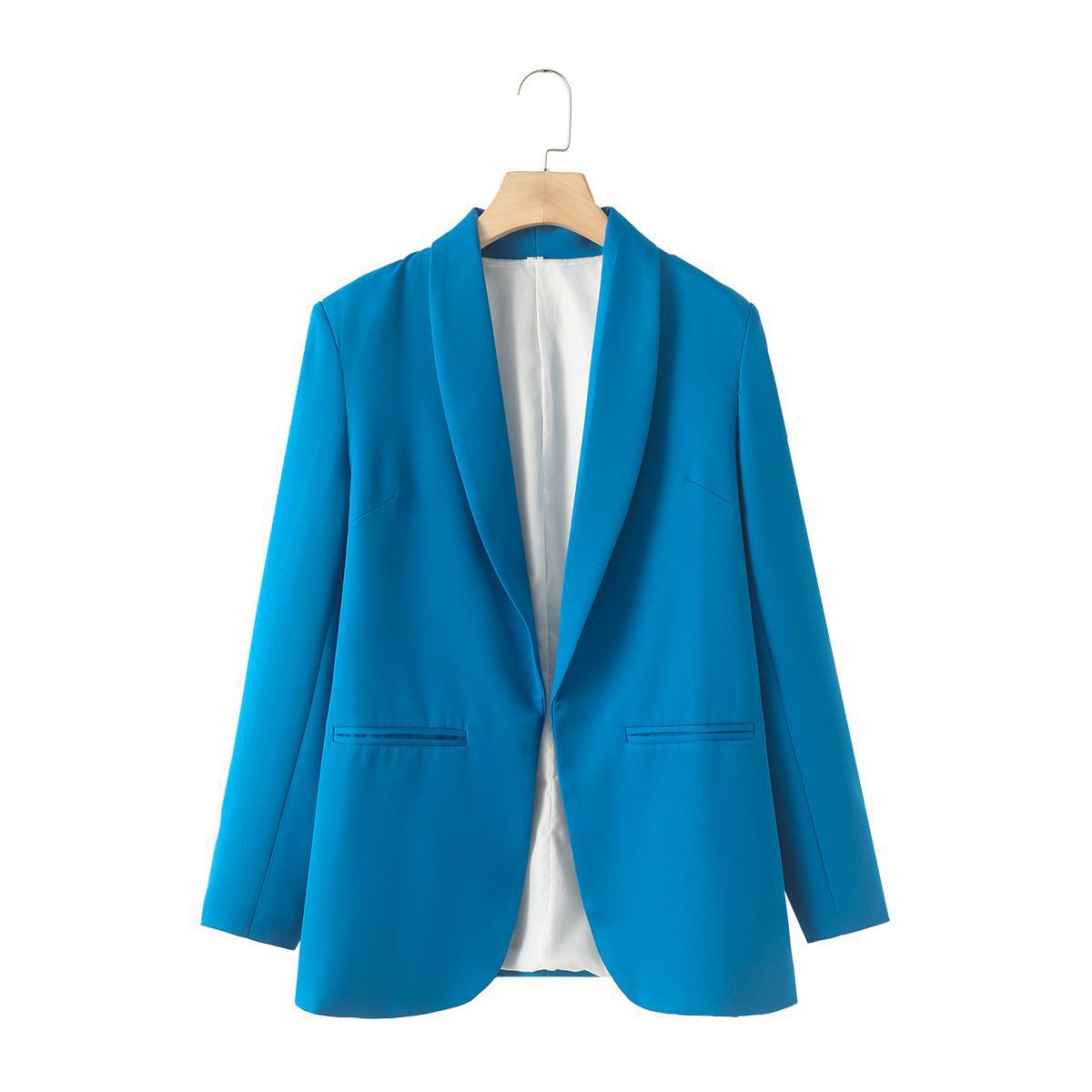 Women Elegant Blazer with Soft Shoulders and Luxurious Inner Lining Chic and Style