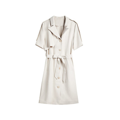 Robe structurée pour femme à boutons Chic und Stil