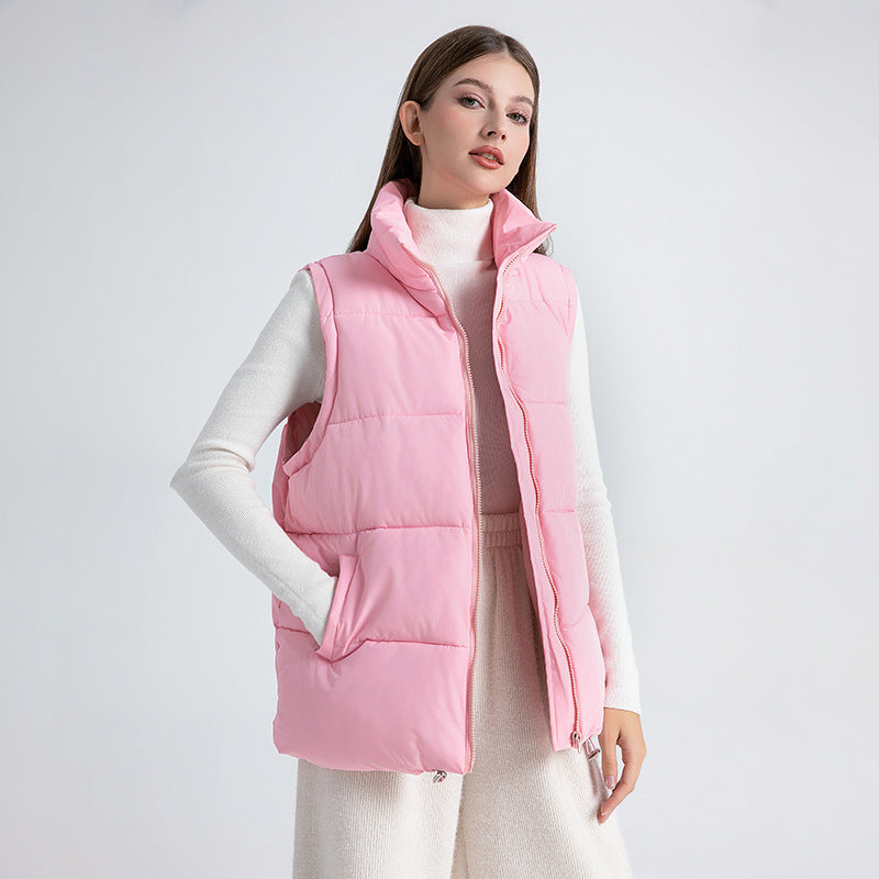 Dames gilet matelassé à la mode Chic und Stil