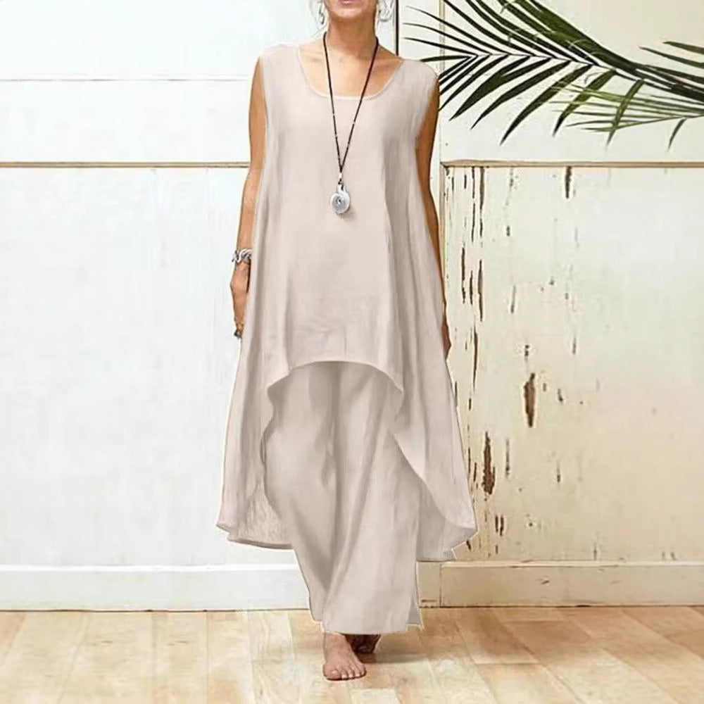 Combinaison maxi tunique fluide pour femmes Chic und Stil