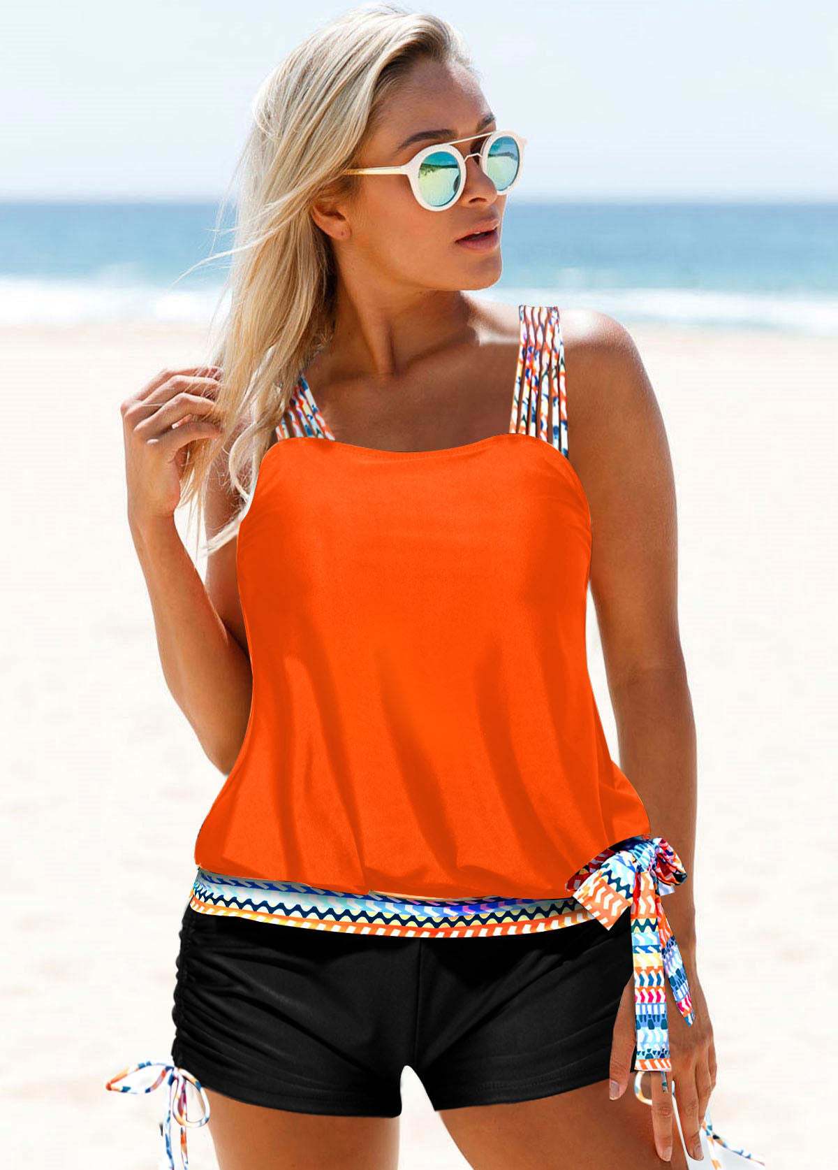Ensemble de haut de bain et shorts pour femmes à haute performance Chic und Stil