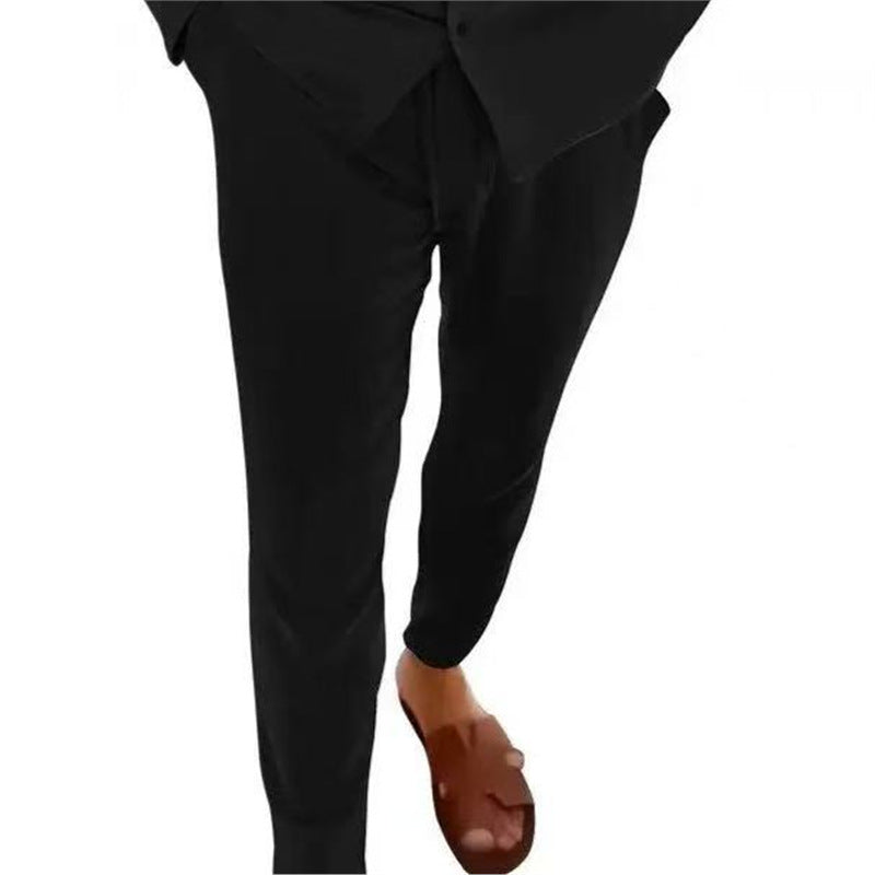 Chic and Stylish elegant casual pants for women with a modern fit and an elastic waistband