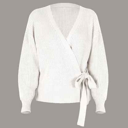 Dames Cool Wrap Cardigan avec détails modernes en volants Chic und Stil