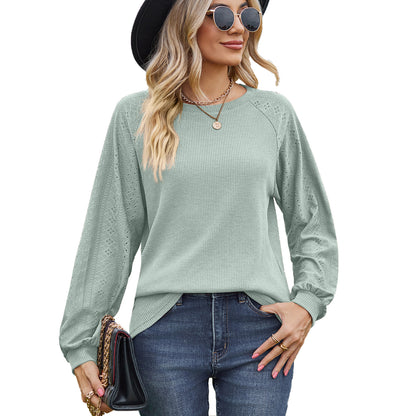 Pull décontracté pour femmes avec des détails en tricot à la mode Chic und Stil