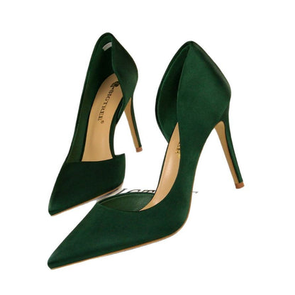 Elegant Ladies Open Toe Stiletto Heels with Chic and Stylish Pointed Design
