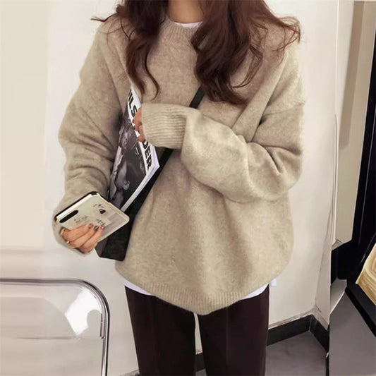 Pull décontracté pour femmes en style surdimensionné Chic und Stil