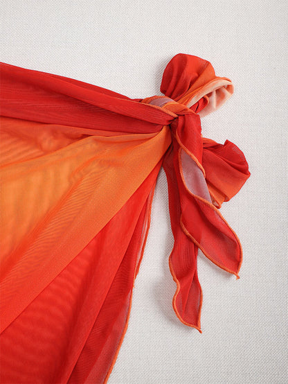 Dames Jupe de Plage Transparente Chic und Stil