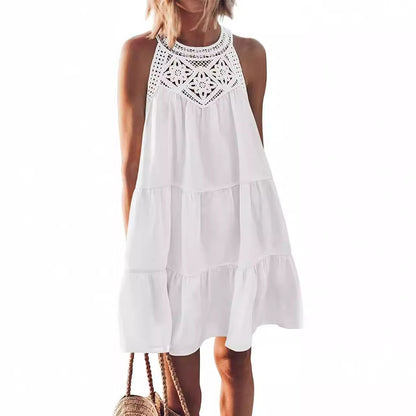 Robe d'été légère pour femmes avec des accents en dentelle Chic und Stil