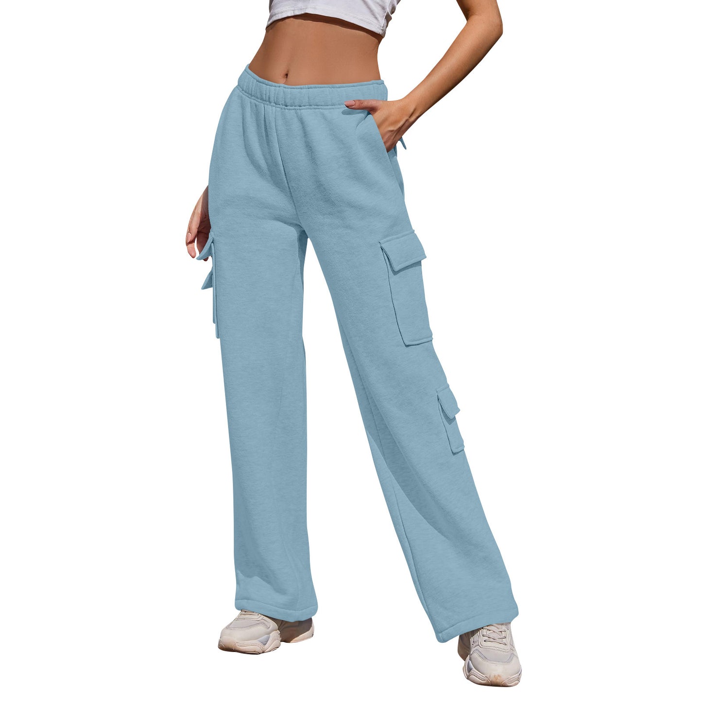 Women's casual chic cargo pants