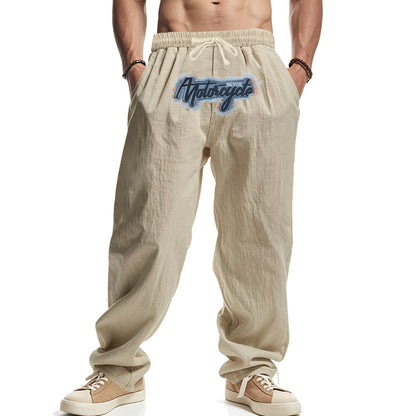 Casual cargo pants for men with elastic waist and side pockets Chic and Style